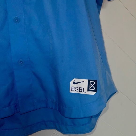 New Ole Miss Baseball Nike Jersey XL light blue & Red - Picture 9 of 11